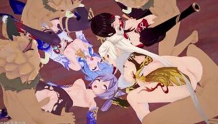 0105 -【R18-MMD】永夜MZK- Genshin Impact 原神 segs on all female characters