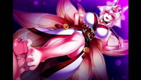 Queen Nine-tailed trains Onmyoji! !! Let's end it with a footjob