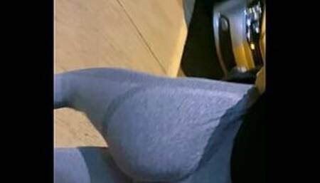 I can't stand it and I fuck my girlfriend's best friend in the backseat of the car after leaving the GYM - I SHIELD HER REAL AMATAUR RIDING IN THE CAR