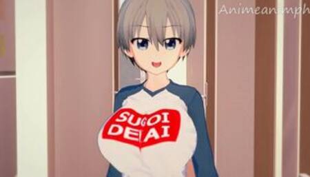 Uzaki-chan Wants to Hang Out with You and Fuck All Day - Anime Hentai 3d