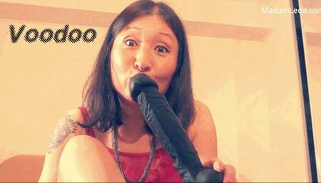 Voodoo Cock in Madam Leda's Hands