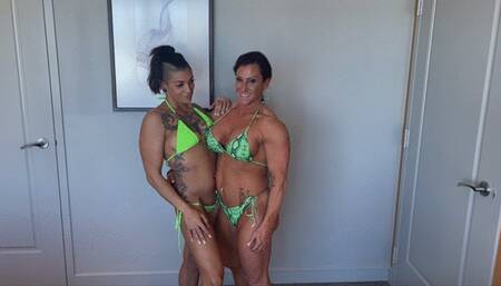 Kandylegs vs MJ The Dominator Bearhug Topless Wrestling