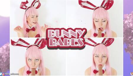 Bunny Zero Two Ahegao Blowjob