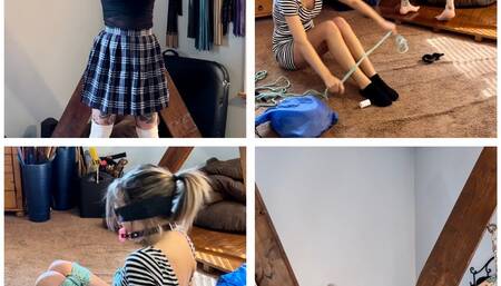 Self-Bondage Contest Small Mp4