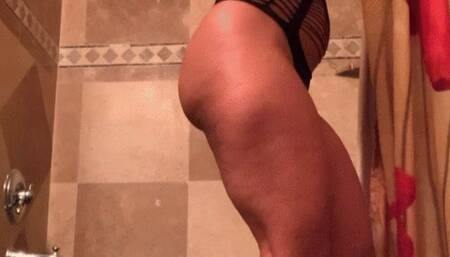 Nyla Storm Showering and Twerking