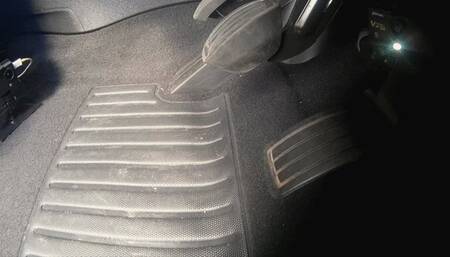 GF Driving to Christening - High Heel Sandals - Side View