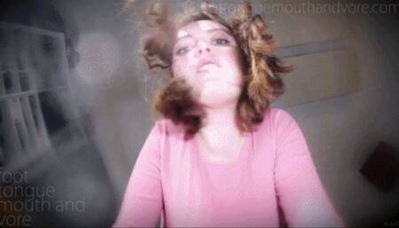 Hannah Spits In Your Face (POV Spitting)