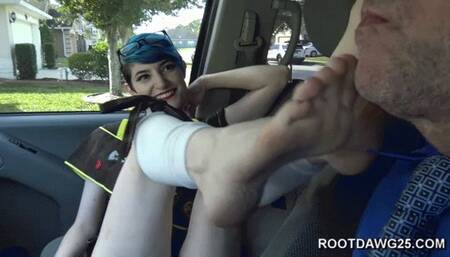 Stinky Feet Frontseat with Pixie Valentine 720p WMV