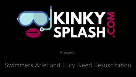Swimmers Ariel and Lucy Need Resuscitation