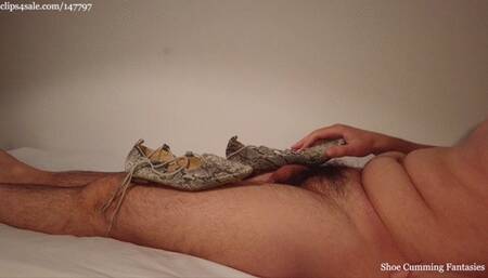 Clip #35 Sweaty Snakeskin Flats (HD - MP4 Version)