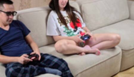 Stepsister lost in the UFC and gave herself to be fucked. Oh my God, I'm ashamed