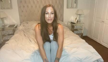 Real Life Miss Monaco invites you to her bedroom for a real insight into her self bondage fetish!