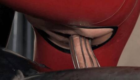 Heavy Rubber Mistress With Big Boobs And Her Latex Slave With Chastity Dick - Part 2 of 2 - Fuck The Metal Dick