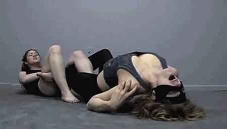 LF144 - Figure Four Leg Lock Compilation II - feat Aiden - Bobbie Blush - Kitty Kaos - Masked Raven and Pixie MP4