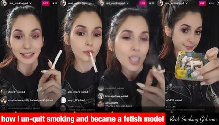 How I Un-Quit Smoking and Became a Fetish Model
