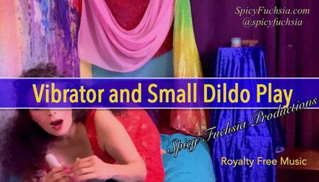 Vibrator and Small Dildo Play, wmv