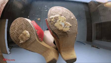 Mila - Crushed by Dr Scholl mules