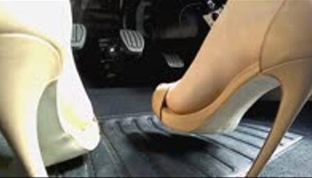 GF Driving to Christening - High Heel Sandals - Floor View Zoom