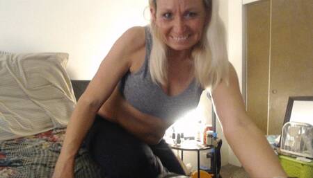 Masturbating with a hotdog