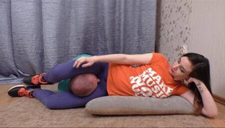 Bald guy experiences new kind of domination executions, vf1436x 1080p
