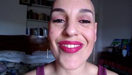 ahegao and cheeky laugh