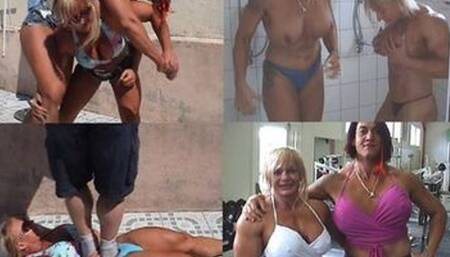 Big Brawny Muscular and Strong Amazons