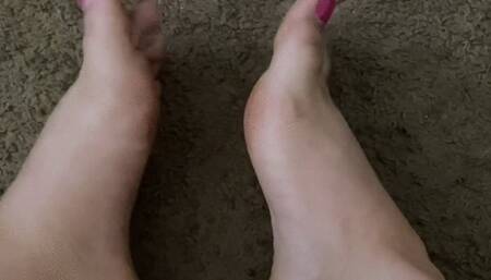 Wiggling my toes for you