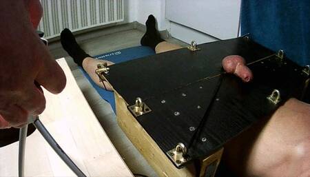 Black gladiator metal high heels boots vs cock and balls cam2 FHDMP4