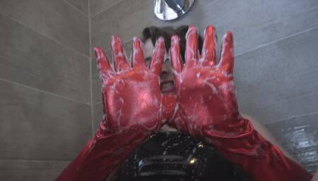 wet gloves