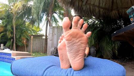 Poolside Feet JOI (4K)
