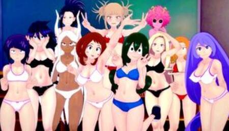 Deku Fucks ALL GIRLS from My Hero Academia - Anime Hentai 3d Compilation