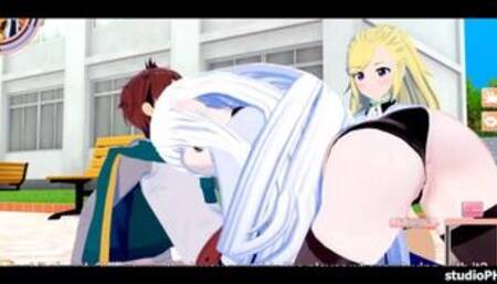 [3D Hentai] Koikatu college sex