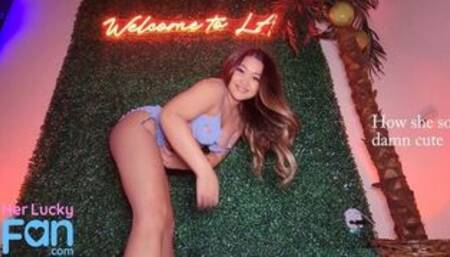 I met a CUUUTE ABG model in LA who needed instagram pics