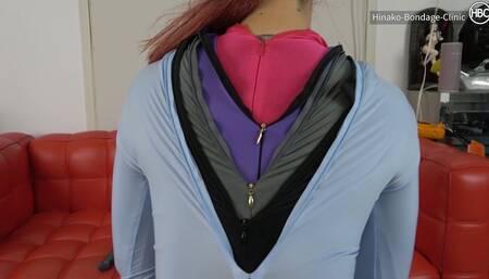 5 Layer Zentai Masturbation