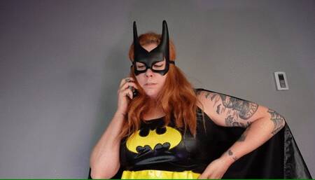 Batgirl Mesmerized to Worship her Own Feet and Toes WMV 1080