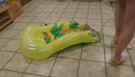 Rosa Schweden Clogs und eine geplatzte Luftmatratze