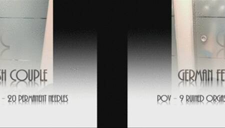 VR-3D-POV 20 Needles in Cockhead - 9 ruined Orgasms - Drained to the last Drop