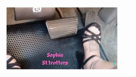 Sophie POV Pedal Pumping in wet grass with talking