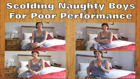 Scolding Naughty Boys For Poor Performance