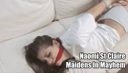 Naomi St Claire - Bondage and Struggling Compilation (3 Clips) [MP4]
