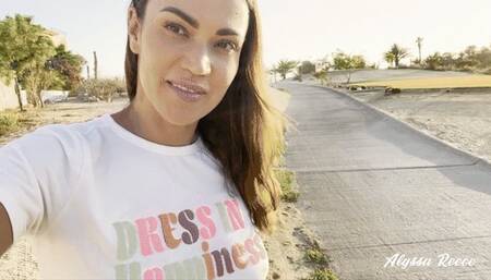 Peeing My White Jeans During Evening Walk