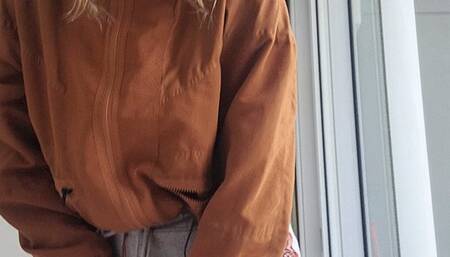 Farting in the sweatshirt