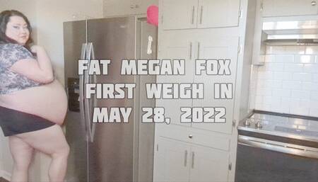 Fat Megan Fox's First Official Weigh In Video