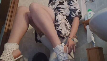 Hot toilet fetish Mistress