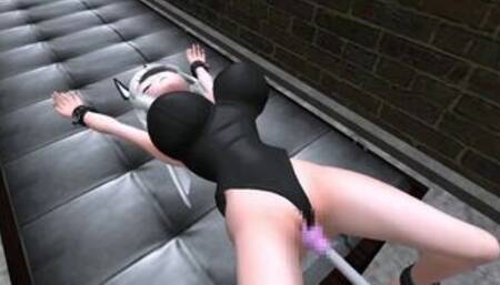 3D Hentai Bunny Machine fuck