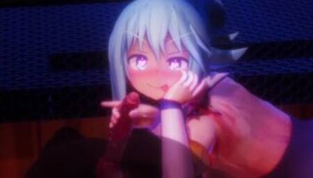 0454 -【R-18 MMD】Konosuba - Happy hour with Aquaアクアとしゅわしゅわ