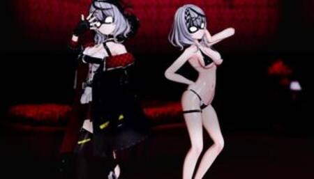 0458 -【R-18 MMD】Hololive - two chloe always better than one chloe