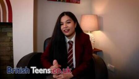 18 Year Old British Schoolgirl Tells You To Wank For Her