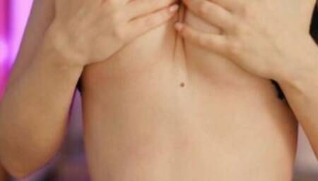 Tease with BOOBS| ASMR video for ears orgasm ????????
