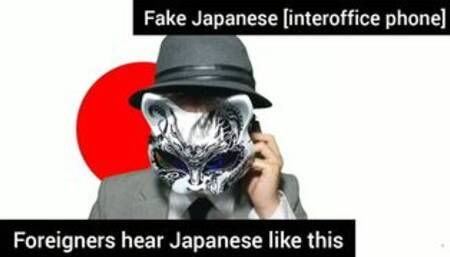 【Fake Japanese】 This is how foreigners hear Japanese.